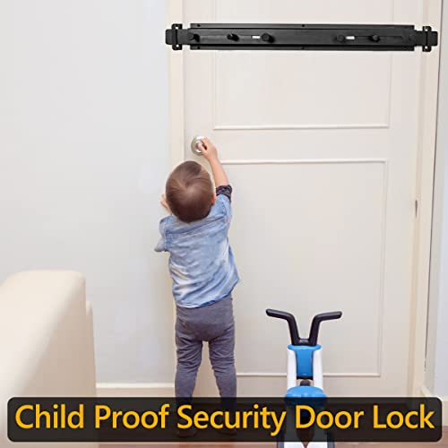 Sihnman Patio French Door Lock Hardware for Patio Door Lock Security and Double Door Security Reinforcement. Combination Padl